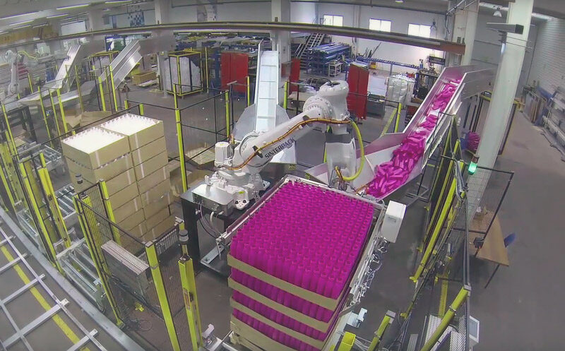 Depaletizador de botellas pet