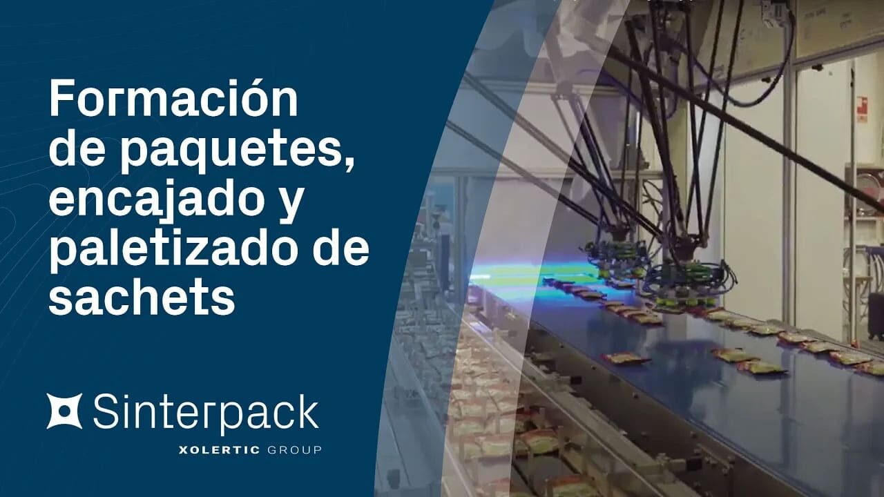 Formacion de paquetes encajado y paletizado